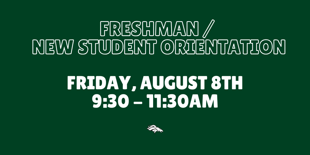 New Student Orientation