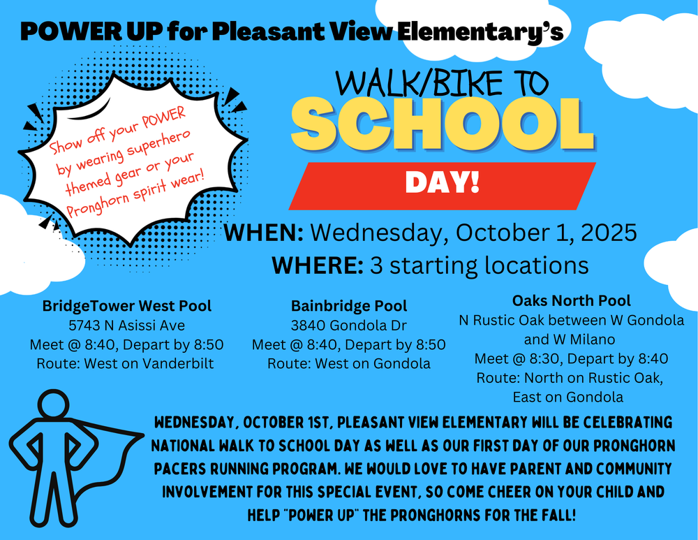 Walk to School Day Graphic