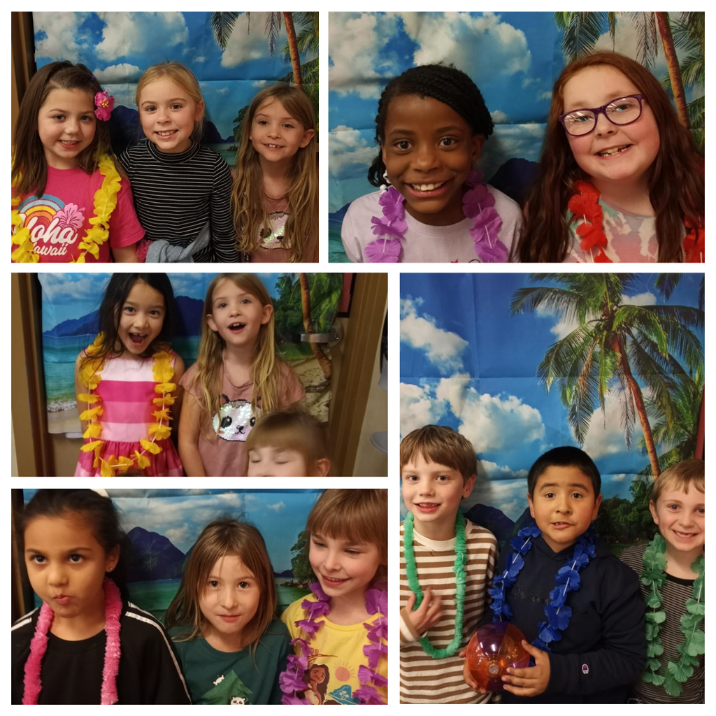 Mrs. Lott's 1st Graders on their "beach day"