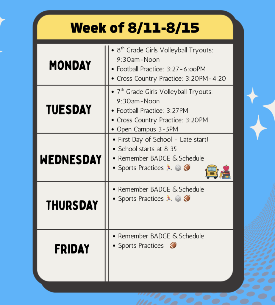 Schedule at a glance for LSMS