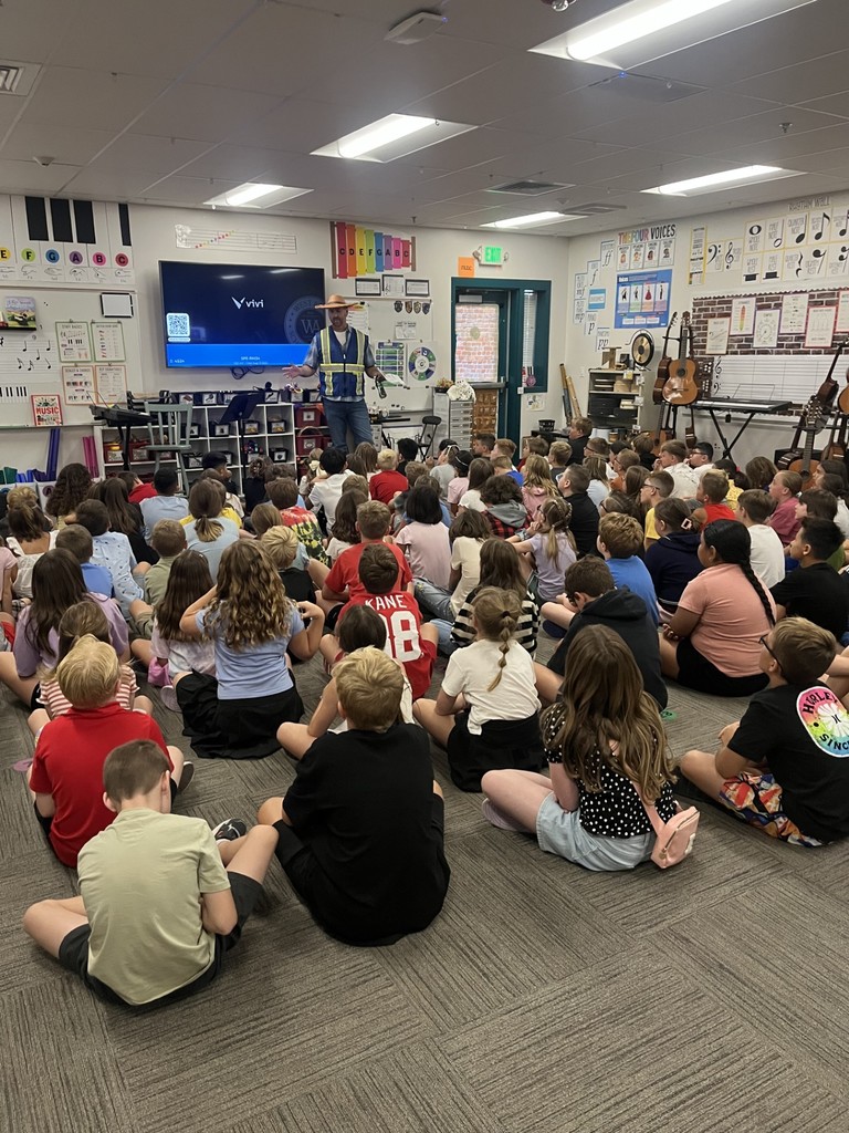 Fourth graders learning playground rules