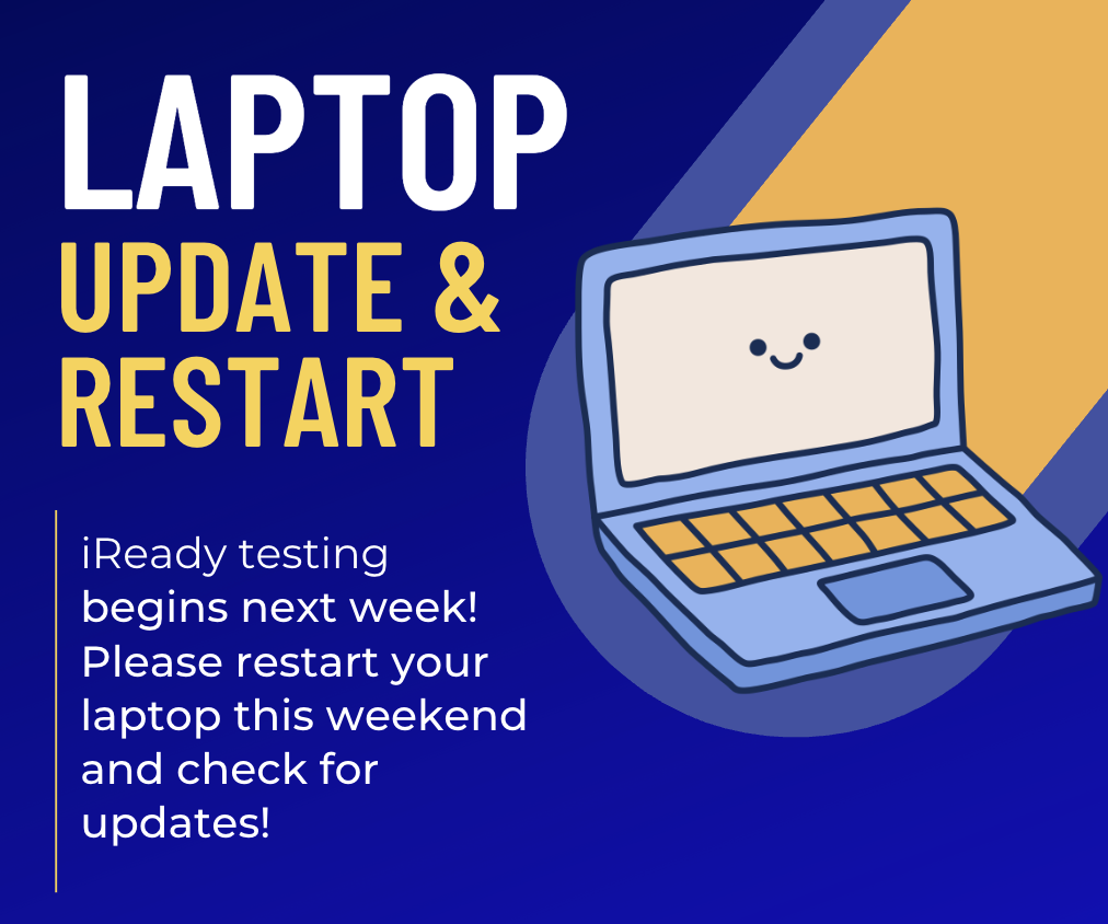 Laptop Update and Restart Poster