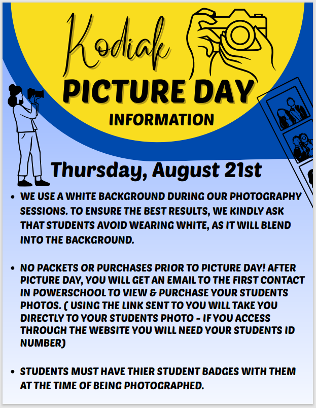 Picture Day Information
