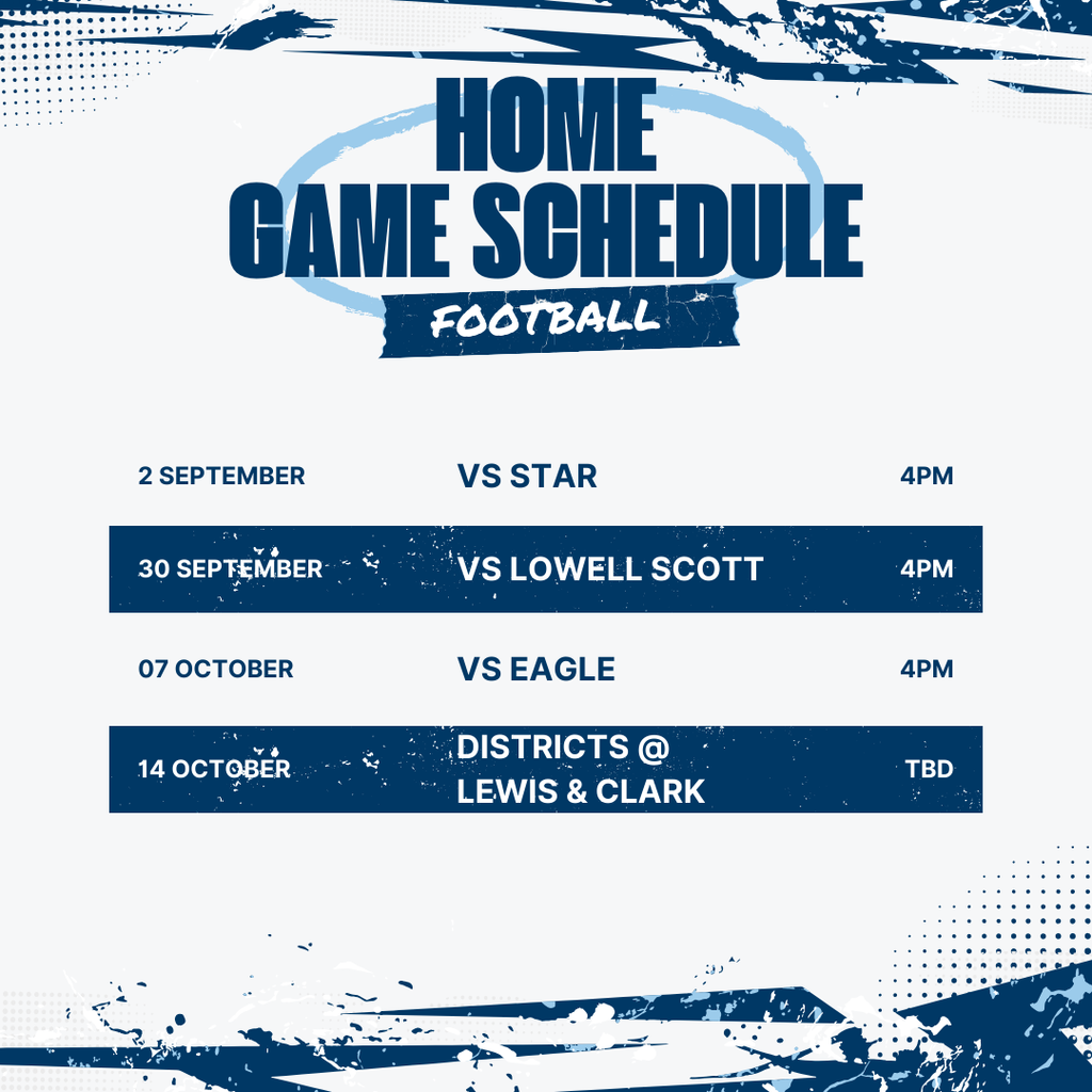 Football Home Game Schedule