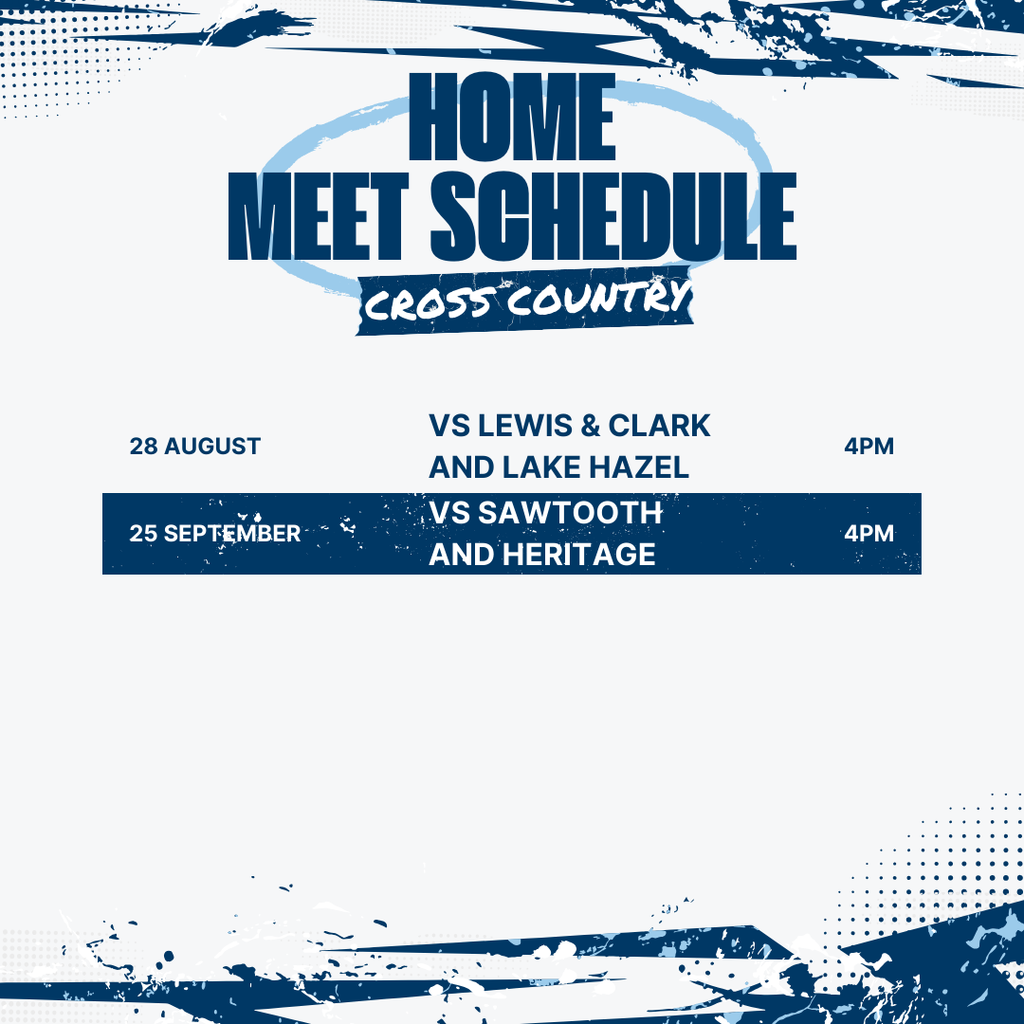 Cross Country Home Meet Schedule