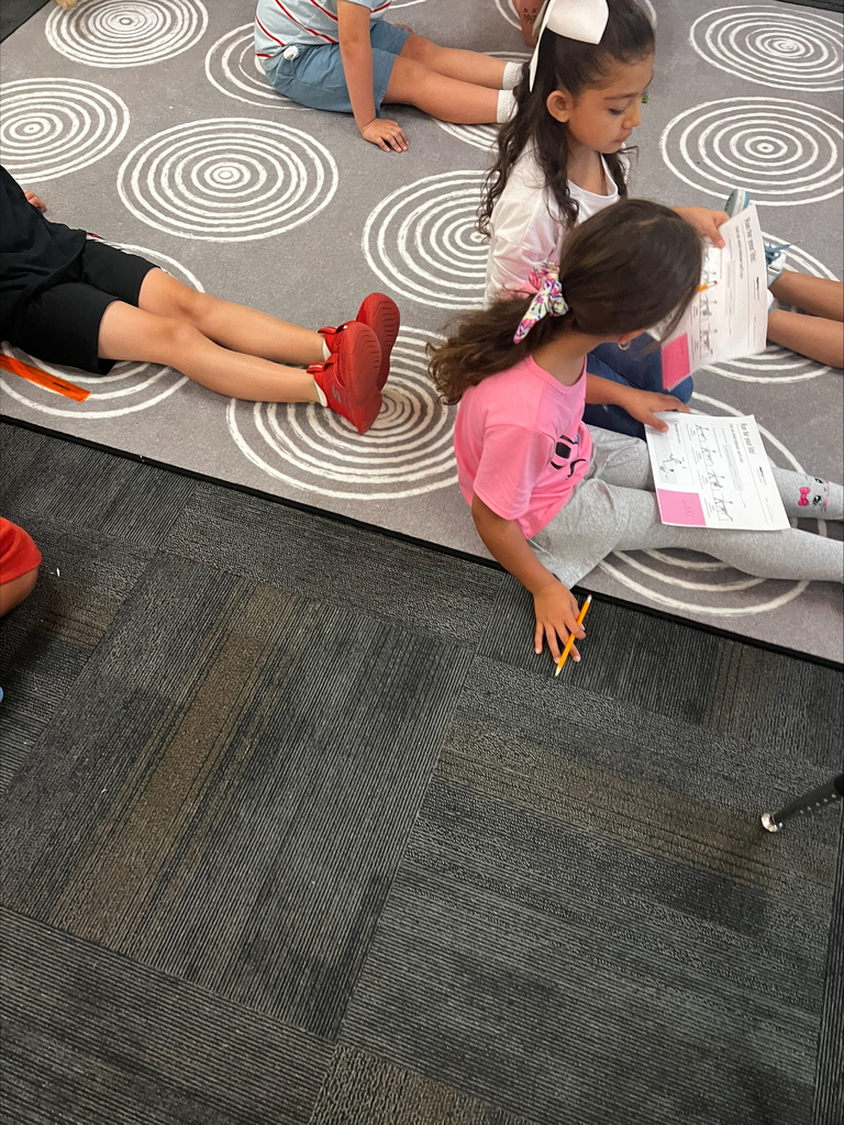 students on rug