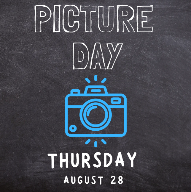 School Photo Day Tomorrow, August 28