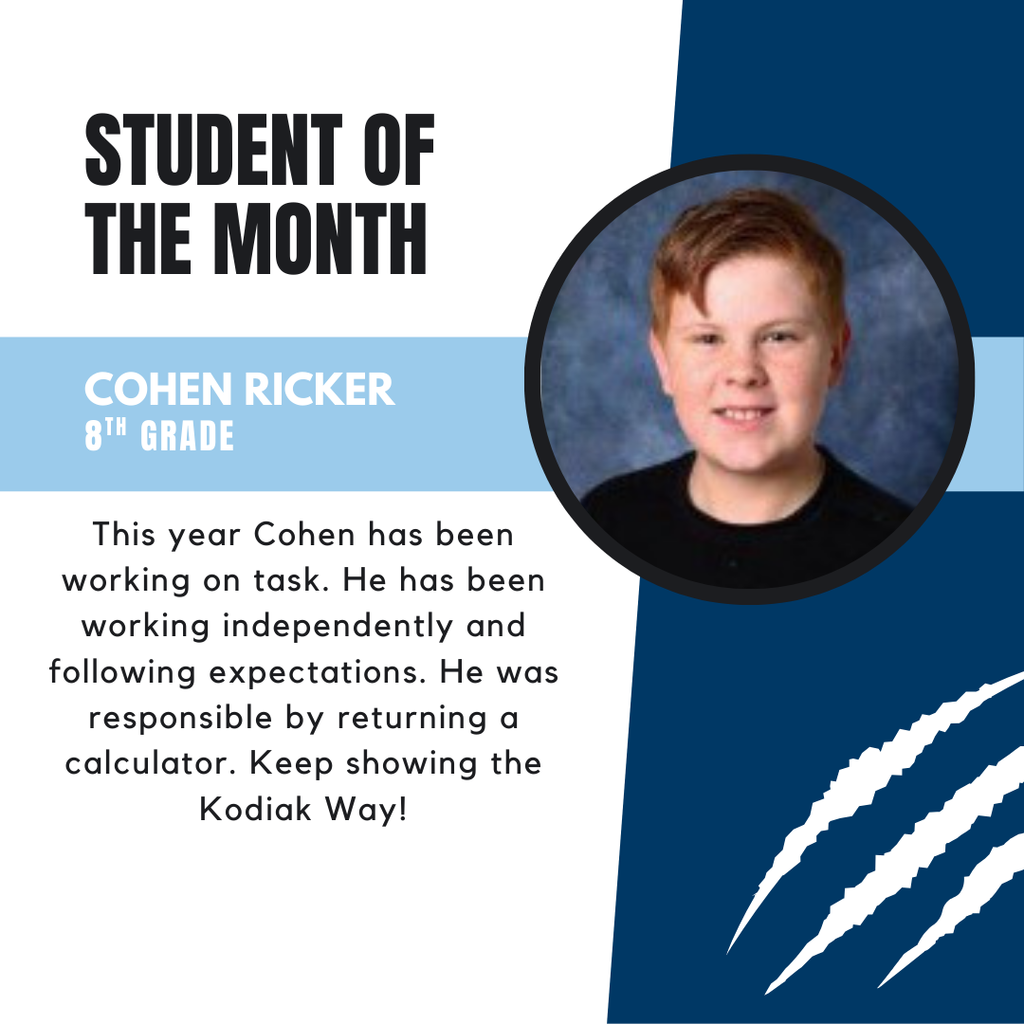 Student of the month