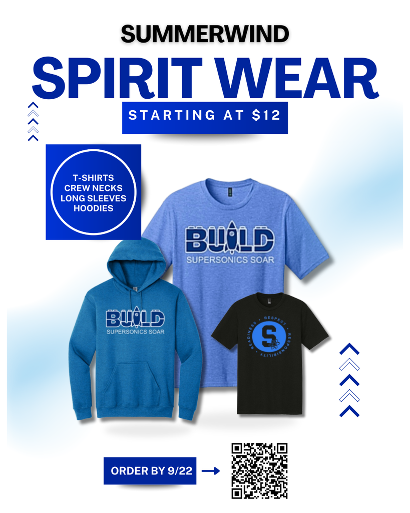 Summerwind Spirit wear for sale!