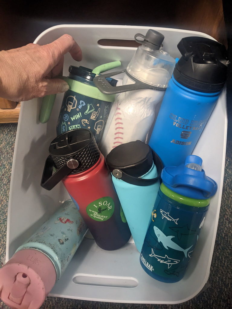 Lost & Found water bottles