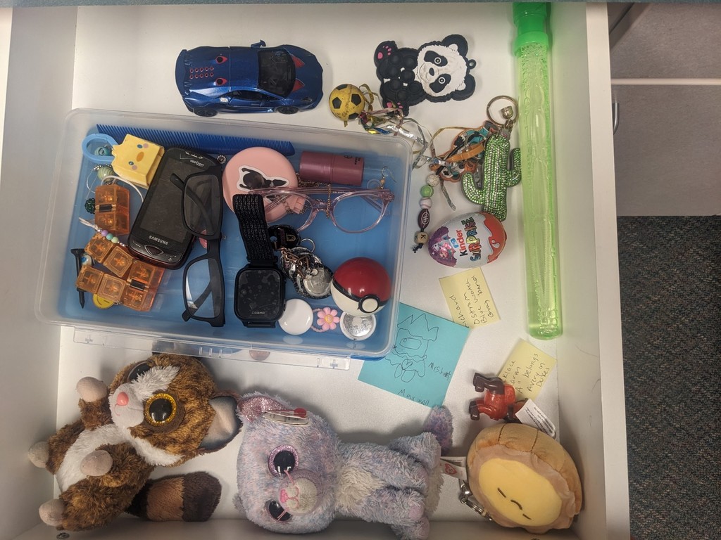 Lost & Found small items in office