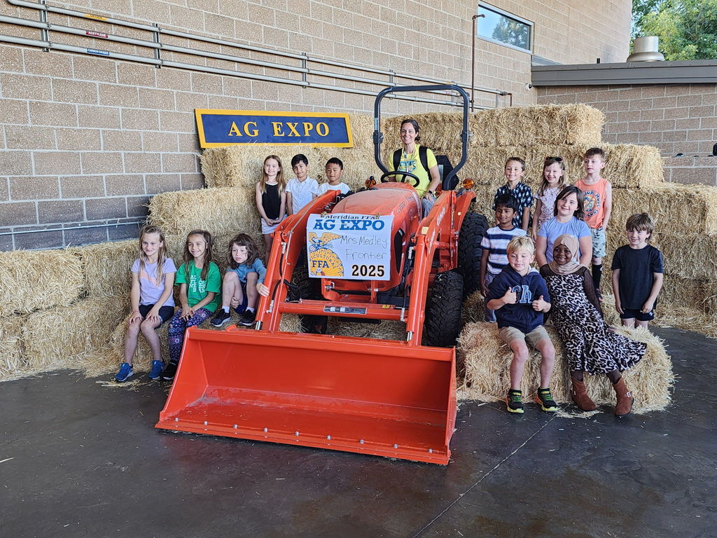 Mrs. Medley's class at the FFA Ag Expo