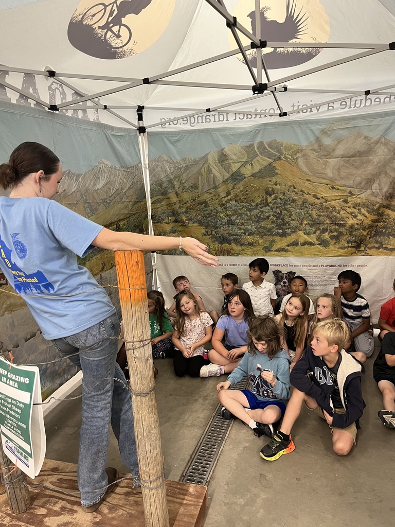1st graders at the Ag Expo