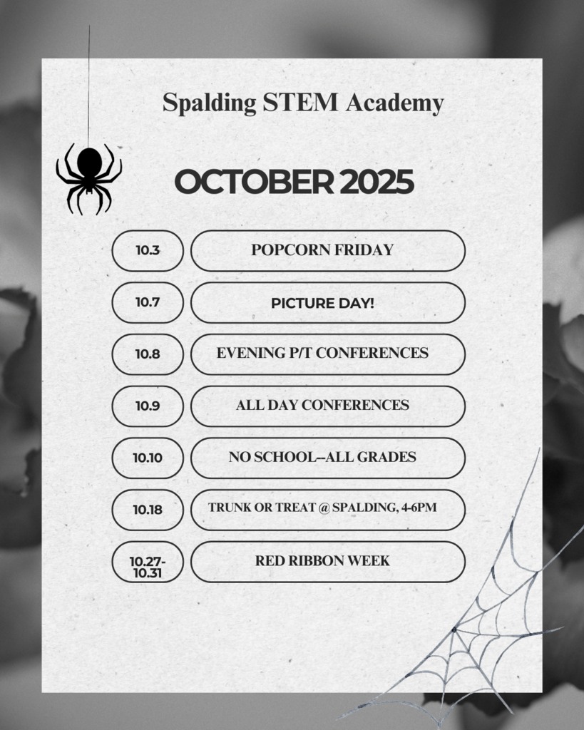 October events for Spalding STEM Academy