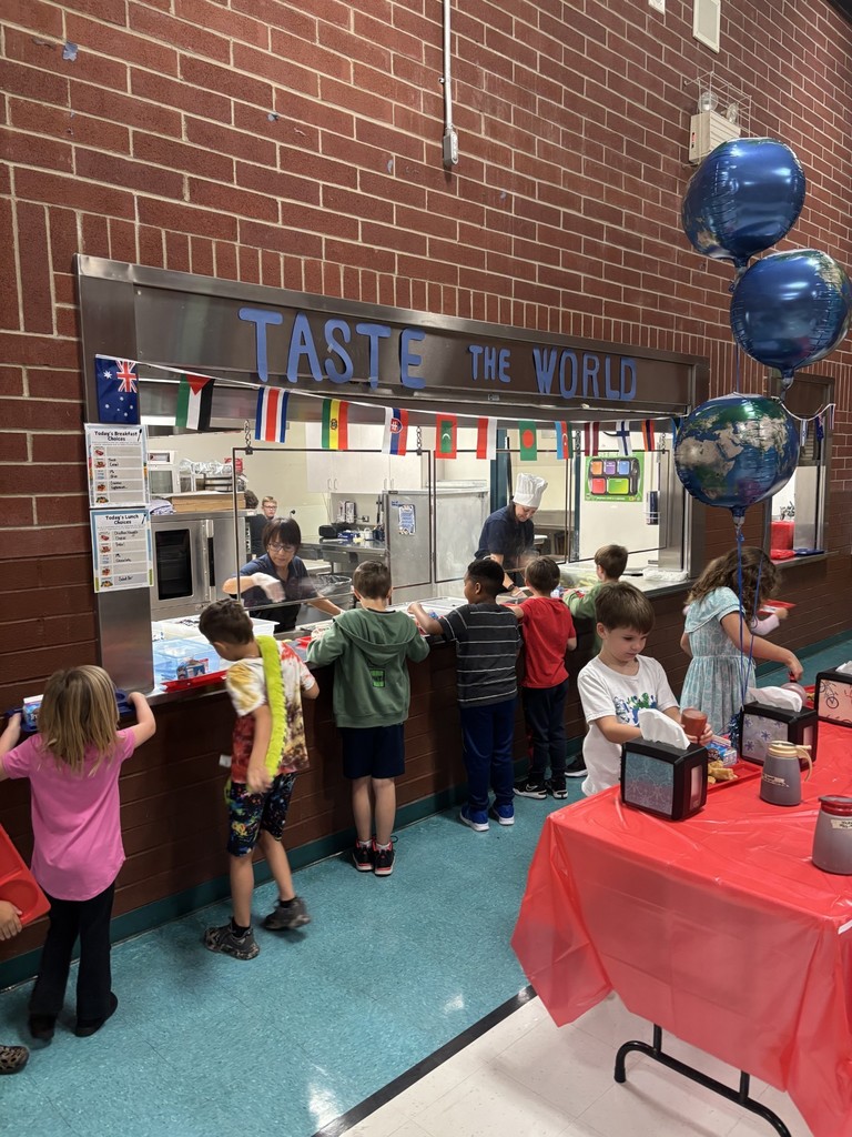 National School Lunch Week: Students being served lunch 