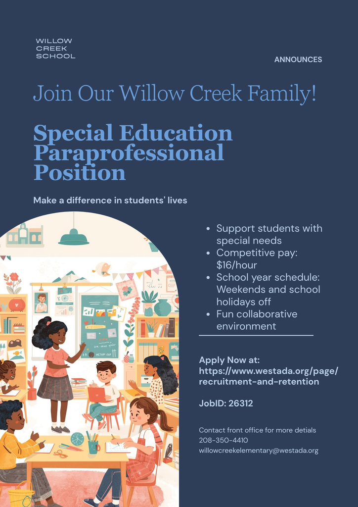 Special Education Paraprofessional Position  