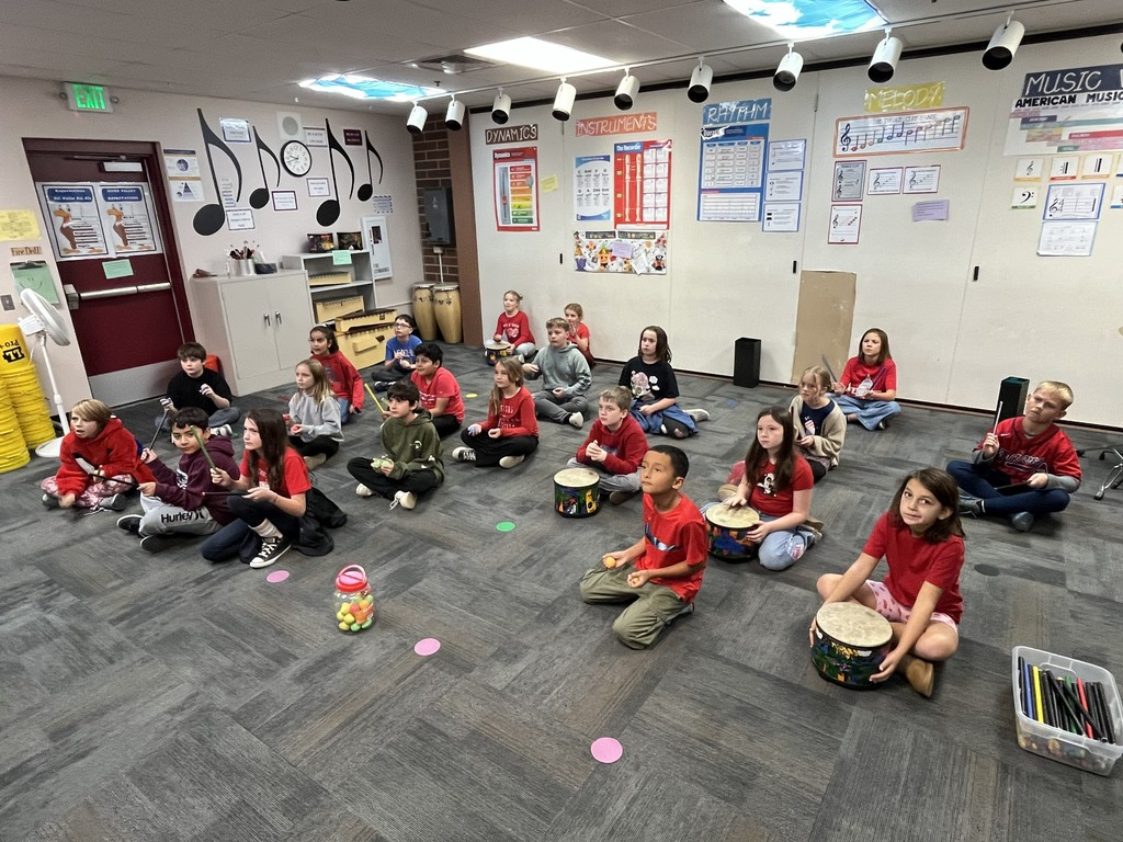 Children playing instruments