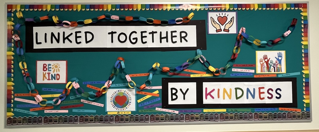 Linked Together by Kindness student-created chain