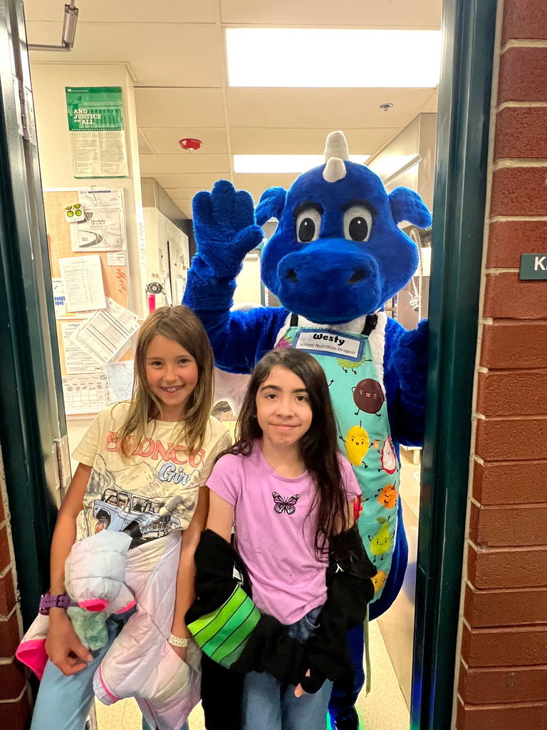 Westy with 2nd graders