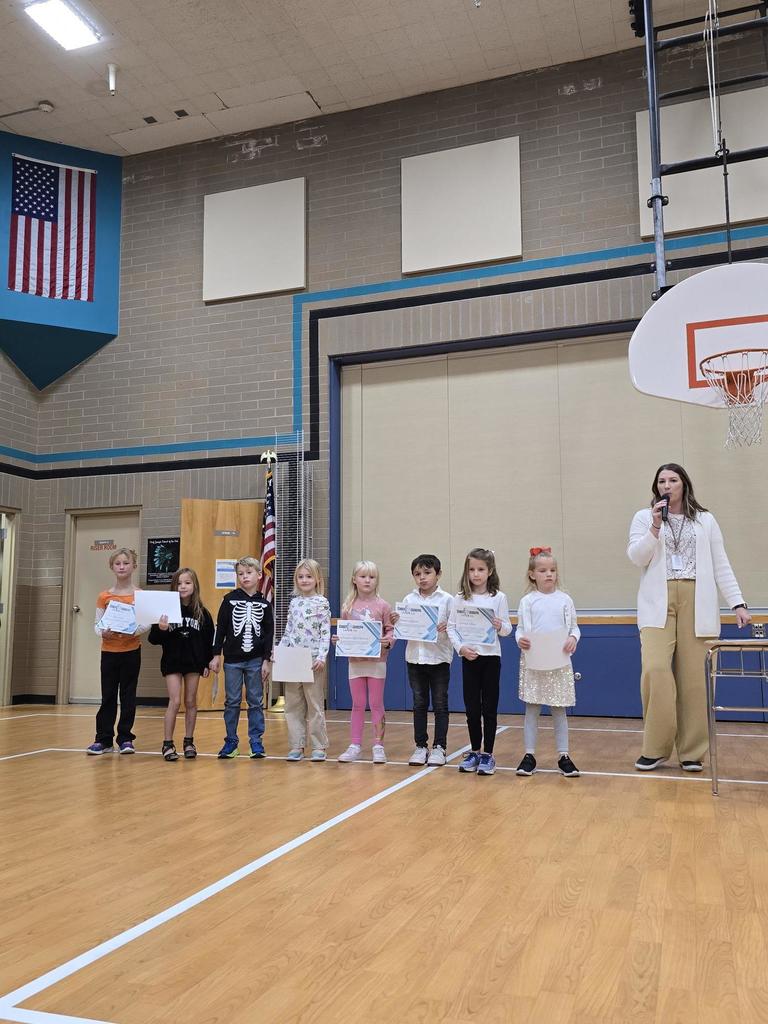 An image showing students who have earned an award