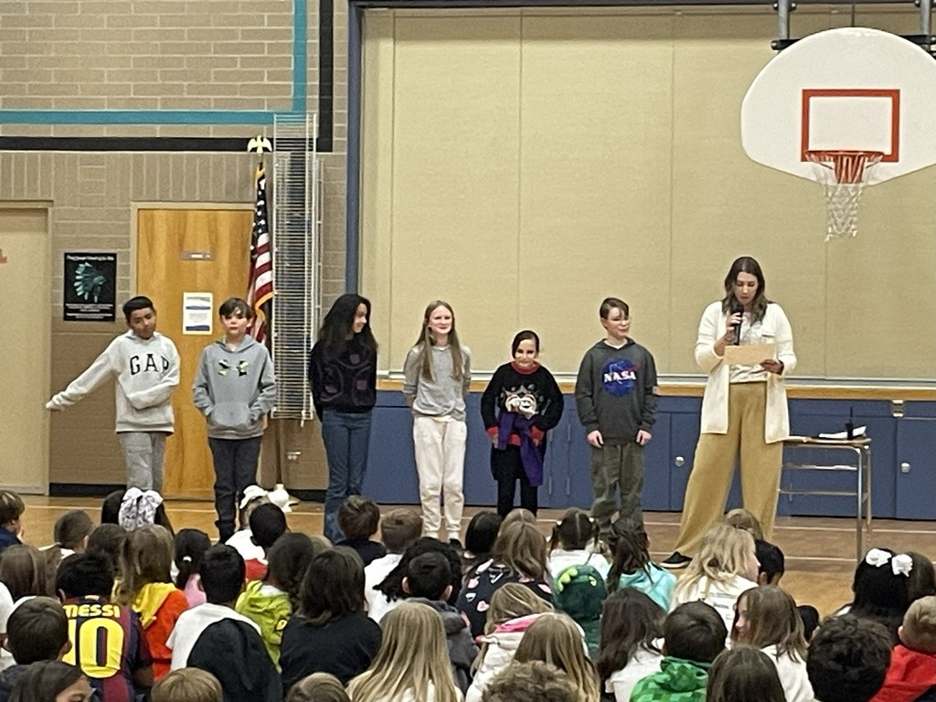 An image showing students who have earned an award
