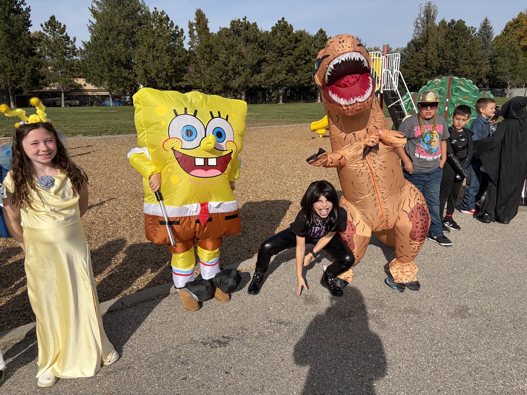 kids in costumes