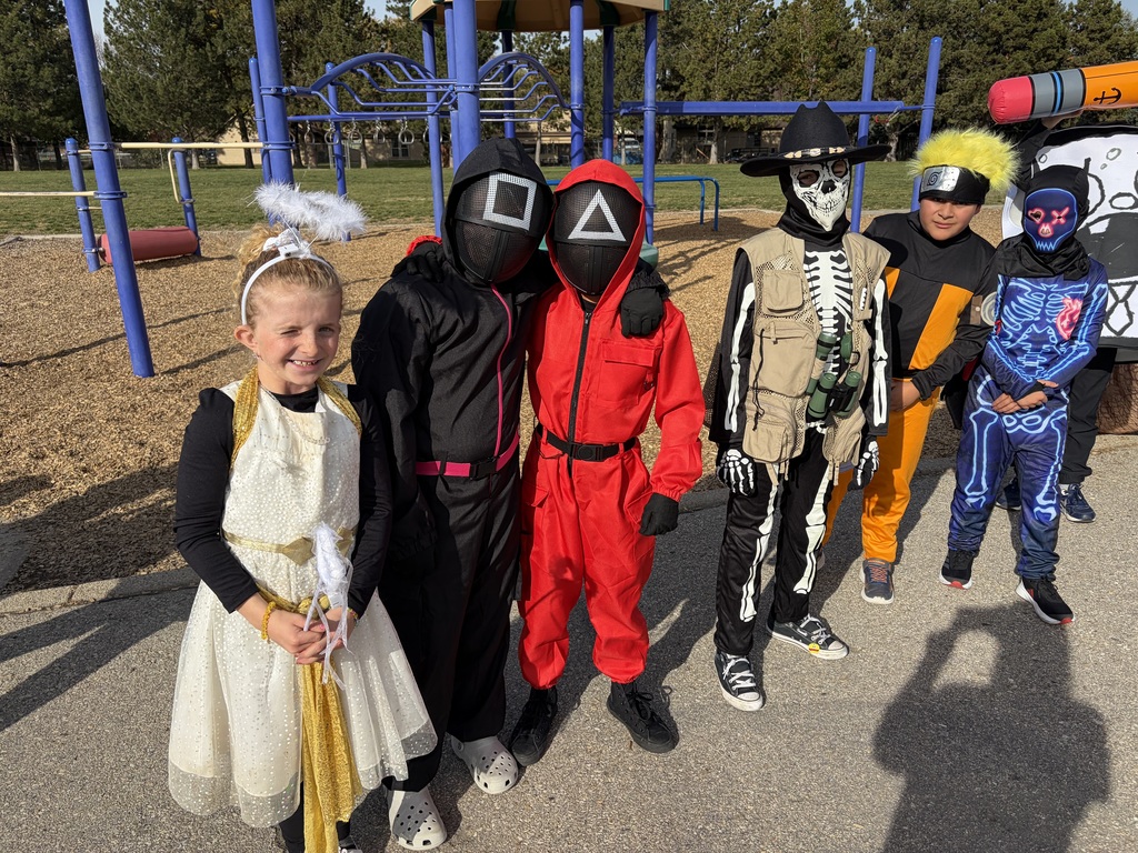 kids in costumes