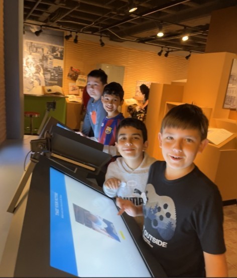 4th graders at the Idaho History Museum