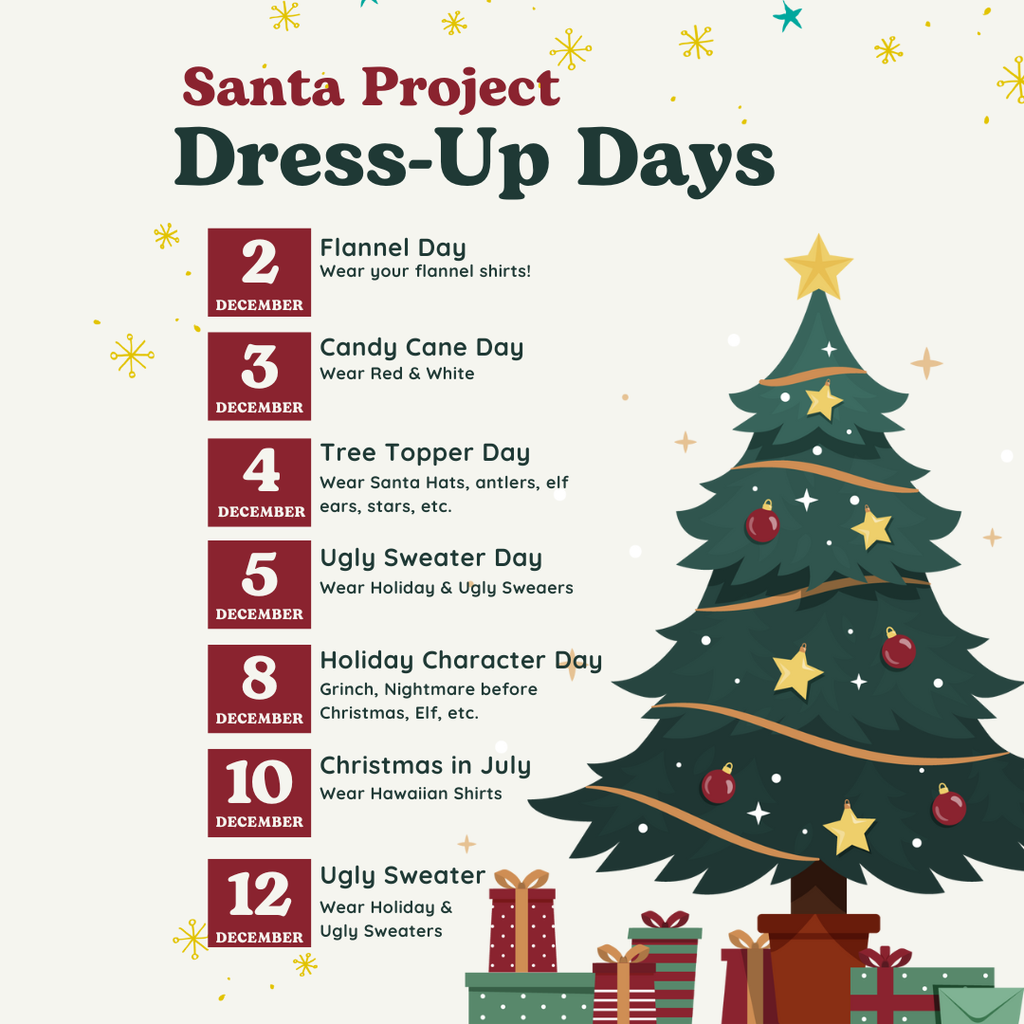 Santa Project Dress up Days
