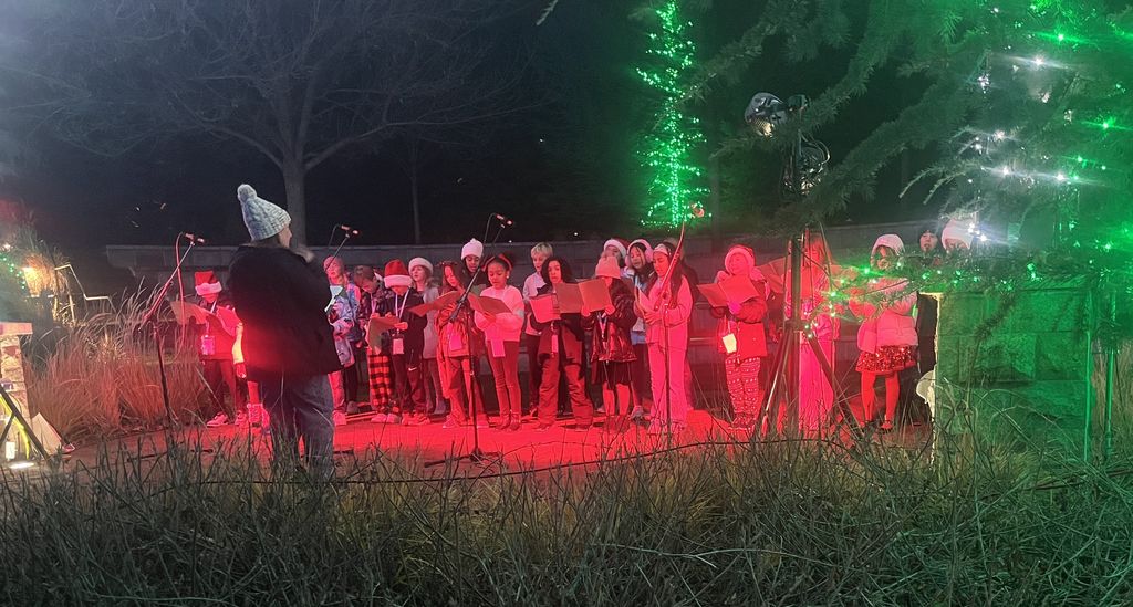 Image of choir students at Scentsy