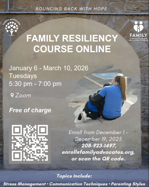 An image describing the details of the Family Strengthening course, online version