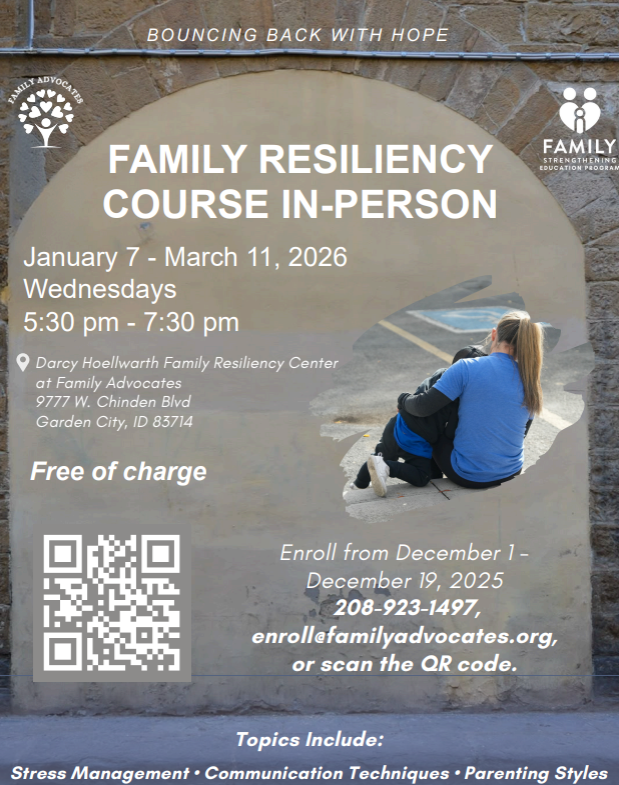 An image describing the details of the Family Strengthening course, in person version