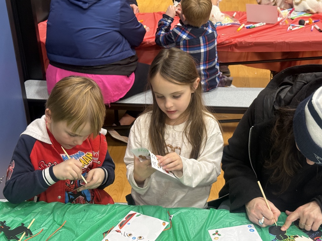 Image of students doing a craft