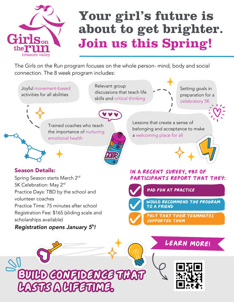 a flier explaining GOTR starts on March 2nd and how to sign up