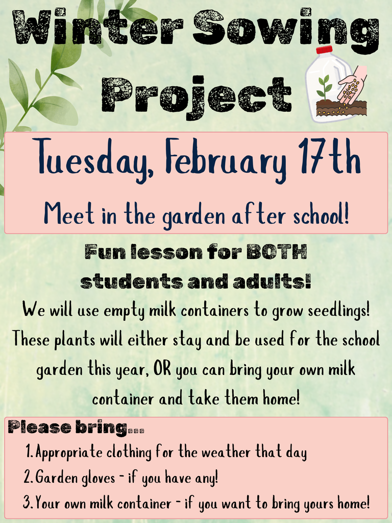 Winter Sewing Project for Spaldings garden with lessons for both students and adults