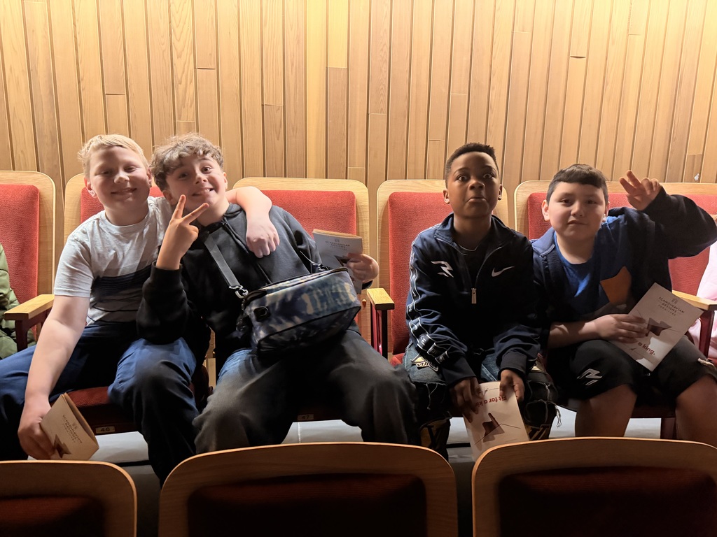 5th grade at the lion king field trip 