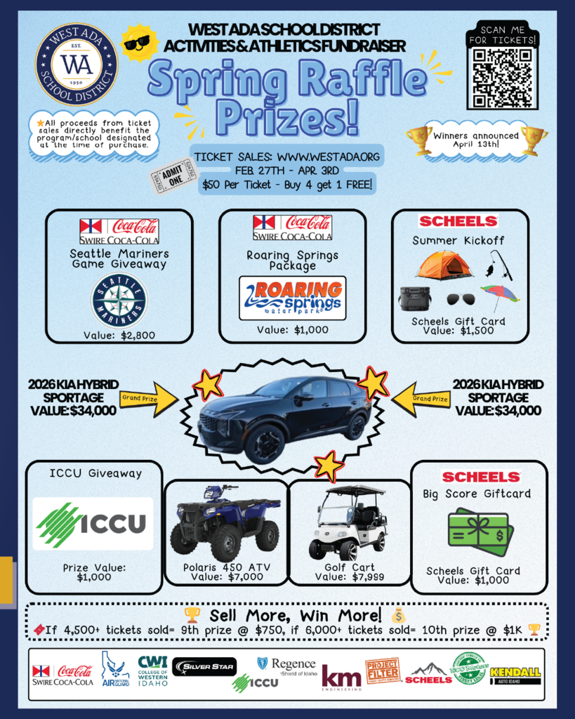 Spring Raffle Prizes