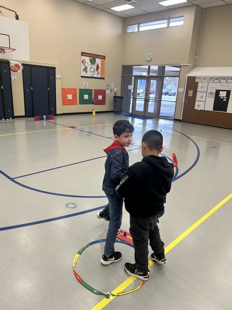 Students working on golf fundamentals