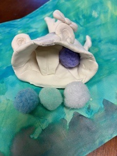 art  on a student desk