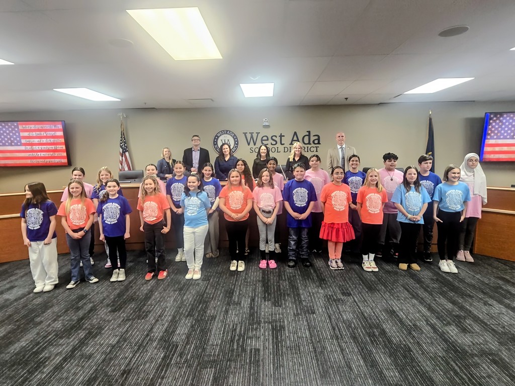 Thank you, Pepper Ridge Elementary, for leading the Pledge of Allegiance! 