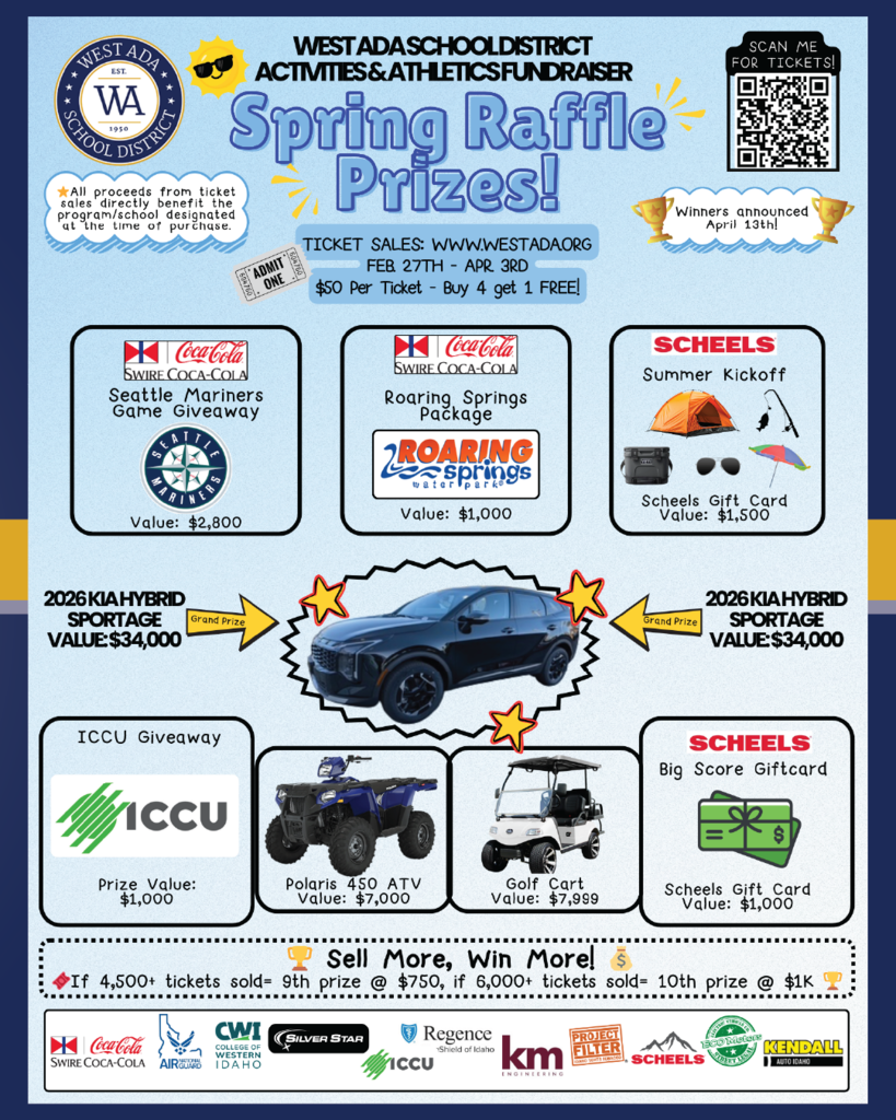 Spring Raffle Prizes