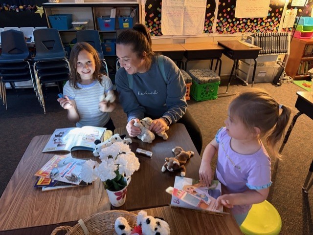 Parents read with students
