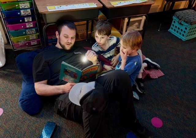Parents read with students