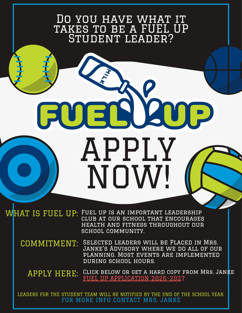 Fuel Up Application Flyer