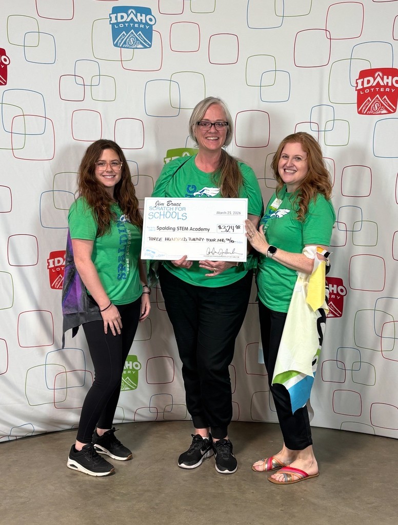 teachers scratched 324$ for our school at the idaho lottery scratch even,