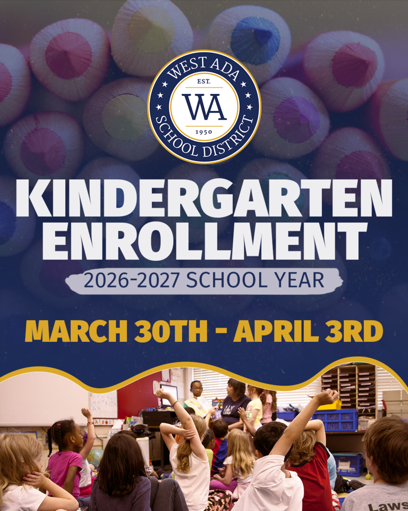 Kindergarten Enrollment 2026-2027 School Year March 30th-April 3rd