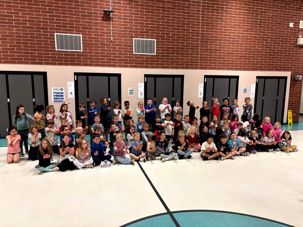 1st graders got perfect attendance