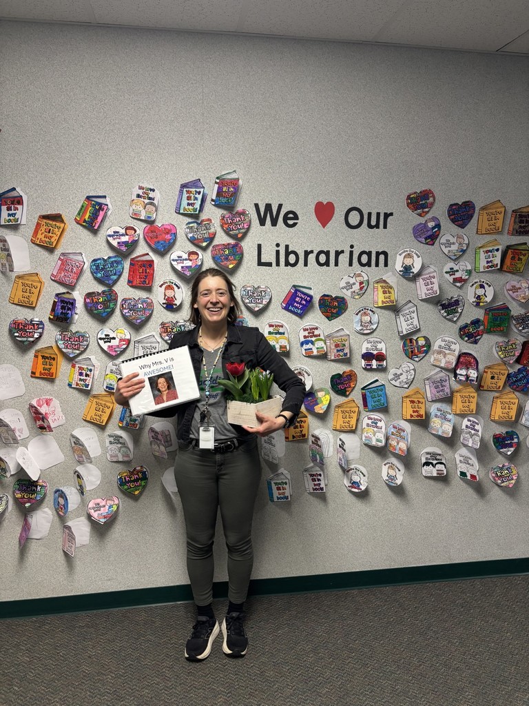 Mrs. V, our fabulous Librarian!