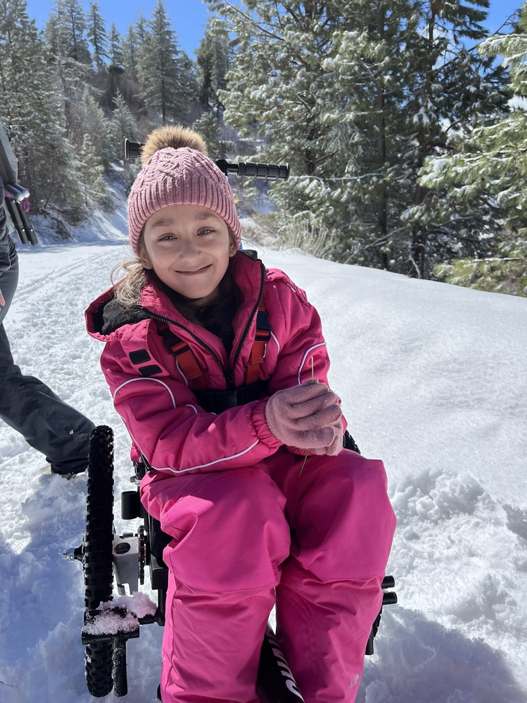 4th grader enjoying the snow