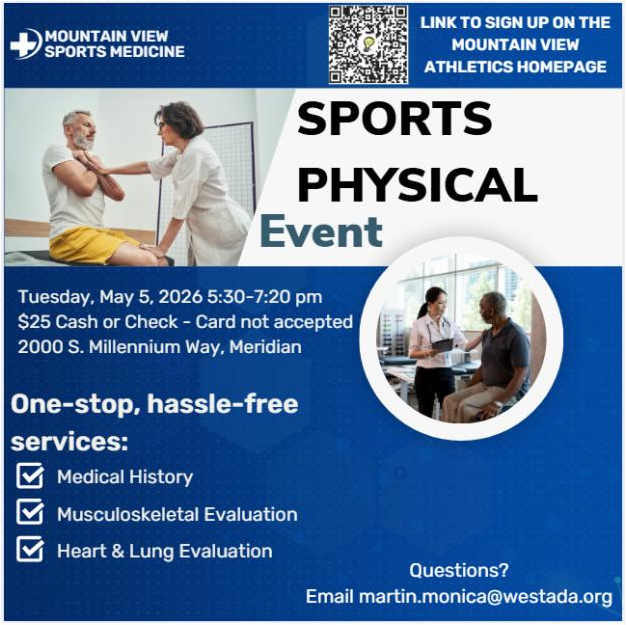 MVHS 2026 Sports Physical